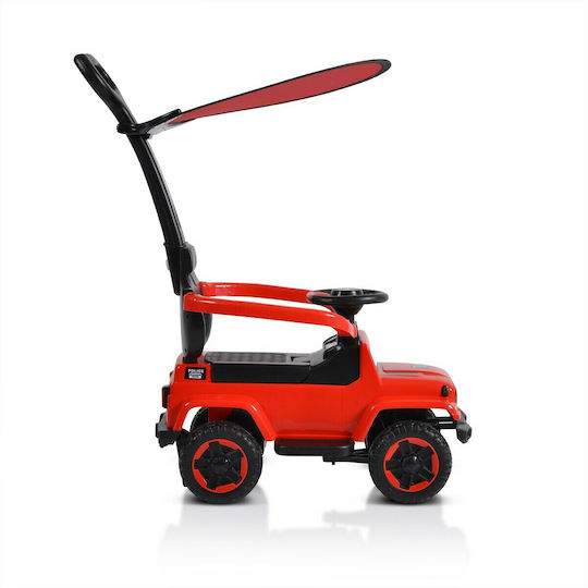 Moni Police Car Ride On with Parental Handle for 12+ Months Red