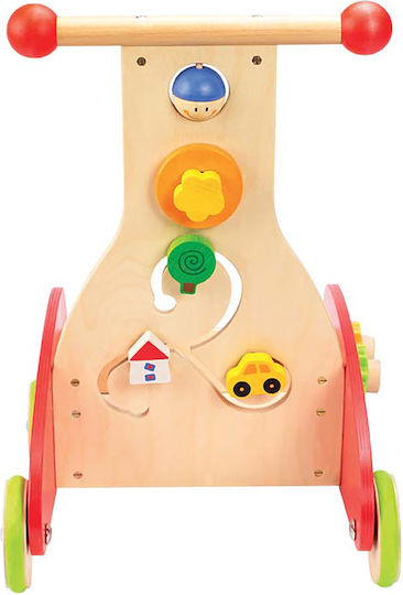 Hape Baby Push Walker with Activities Red