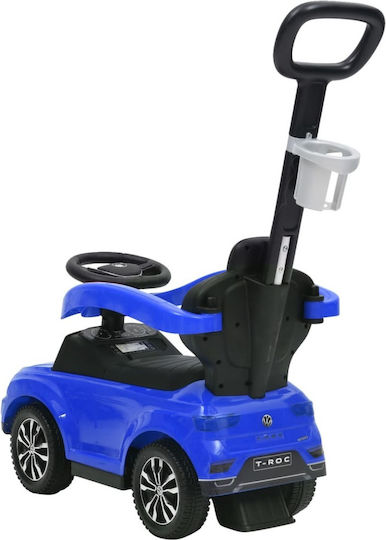 vidaXL Volkswagen T Roc Αυτοκινητάκι Ride On με Χειρολαβή για 12+ μηνών Μπλε