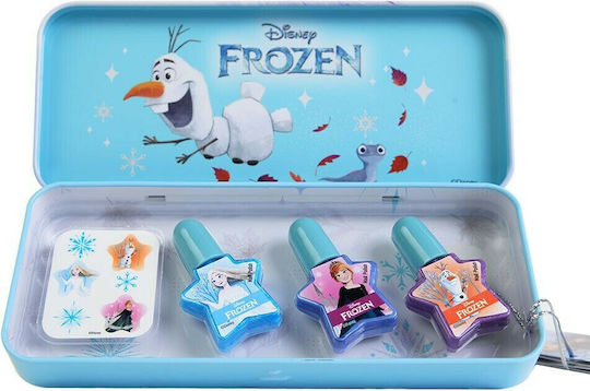 Markwins Disney Frozen II: Adventure Nail Polish Tin Παιχνίδι Μανικιούρ
