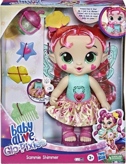 Hasbro Комплект за бебешки кукли Glo Pixies Siena Sparkle за 3+ Години