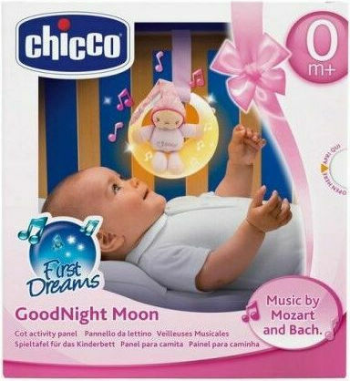 Chicco Pendant Toy for Car with Music Little Moon Goodnight for 0++ Months 02426-10
