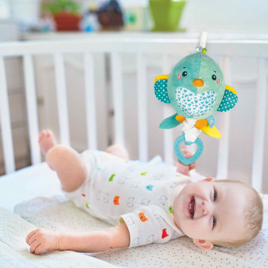 Baby Clementoni Pendant Toy for Car with Music Soft Bird for 0++ Months