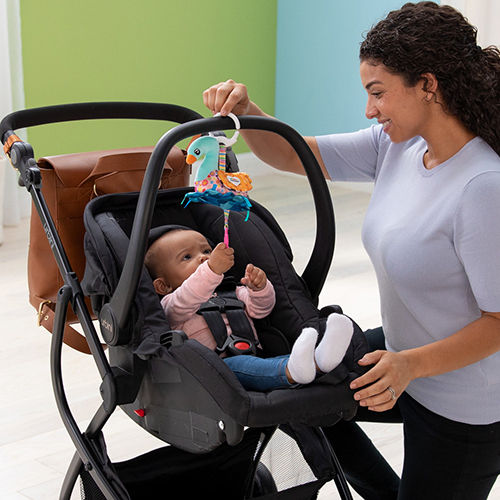 Lamaze Anhänger Spielzeug für Auto mit Beißring Sierra der Schwan für 0++ Monate