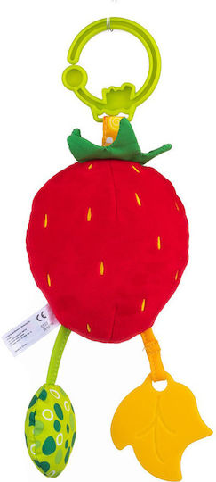 Balibazoo Pendant Toy for Car with Teether Strawberry for 0++ Months