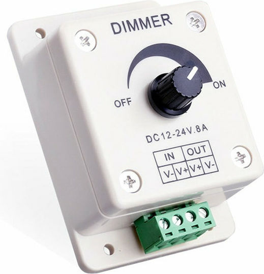 Optonica Wandmontierter Dimmerschalter mit Rahmen LED-Streifen Rotierend