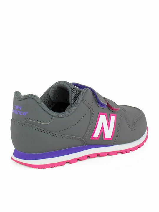 500 Classics Youth Kids Sneakers with Scratch Gray