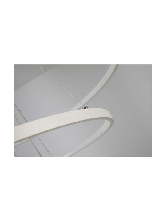 Home Lighting Morelli Μοντέρνο Κρεμαστό Φωτιστικό με Ενσωματωμένο LED σε Λευκό Χρώμα