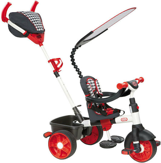 Little Tikes Convertible Kids Tricycle with Parental Handle for 9 Months Black