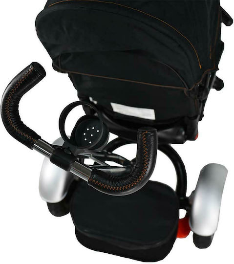 Bebe Stars 360° Chopper Μετατρεπόμενο με Χειρολαβή Γονέα για 9 Μηνών Μαύρο