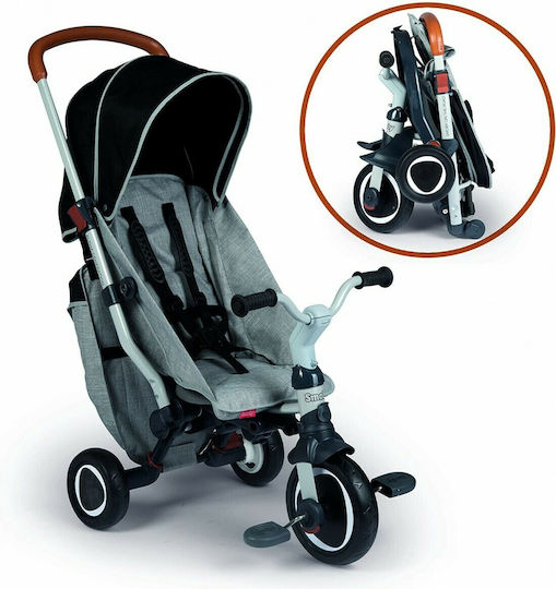 Smoby Robin Foldable and Convertible 3 in 1 for 6 Months Gray