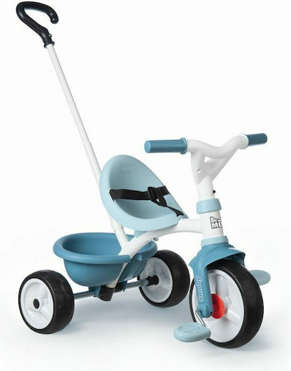 Smoby Kids Tricycle Bicycle Be Fun Convertible, with Parental Handle & Storage Space for 15+ Months Blue