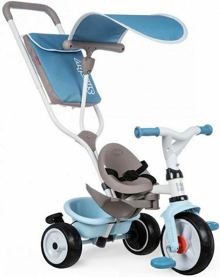 Smoby Baby Balade Plus Convertible with Parental Handle 3 in 1 for 10 Months Blue