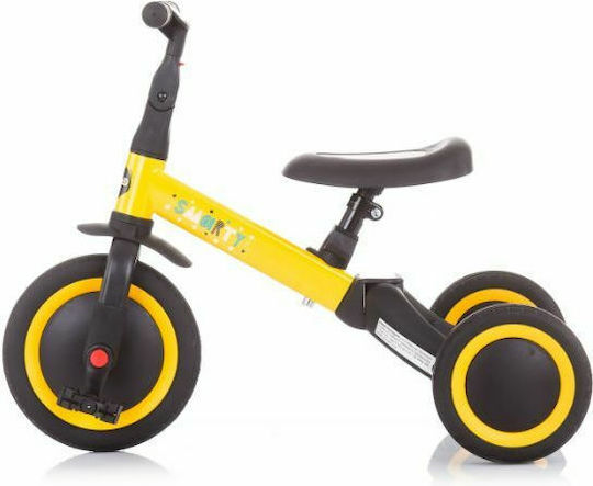 Chipolino Kids Tricycle Bicycle Smarty Convertible for 12+ Months Yellow