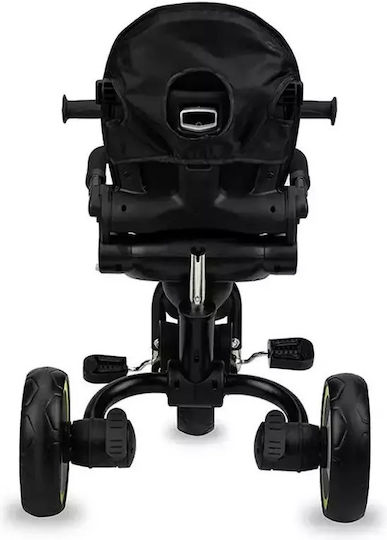 Momi Kids Tricycle Bicycle Invidia Convertible with Storage Space, Tent & Parental Handle for 9+ Months Gray