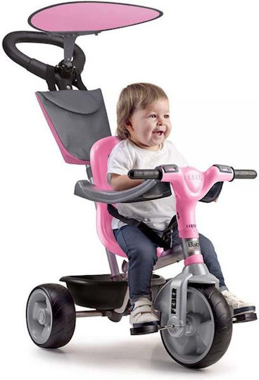 Feber Baby Plus Cu Mâner Pentru Părinți Pentru 9 Luni Roz
