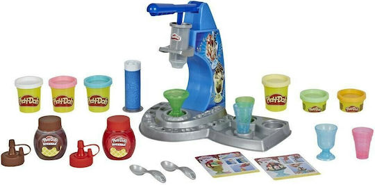 Hasbro Play-Doh Plasticine - Game Kitchen Creations Drizzy Ice Cream for 3+ Years, 6pcs