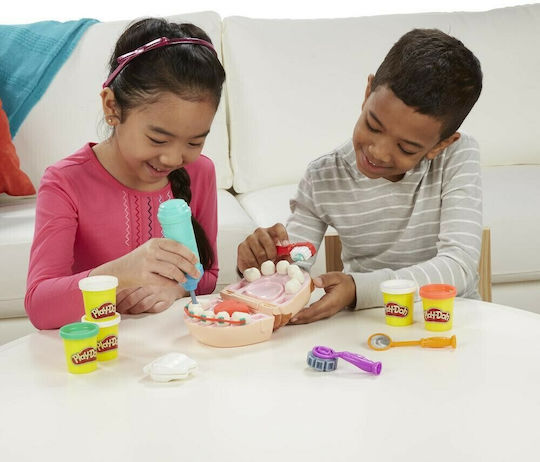 Hasbro Play-Doh Пластелин - Игра Doctor Drill 'n Fill за 3+ Години, 5бр EU4
