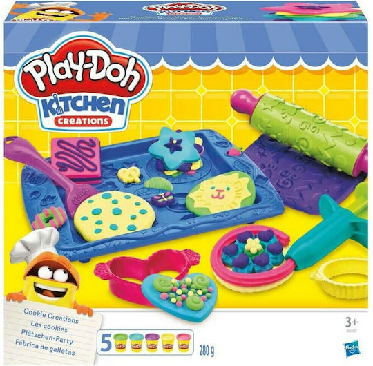 Hasbro Play-Doh Пластелин - Игра Sweet Shoppe Cookie за 3+ Години, 5бр