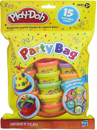 Hasbro Play-Doh 15 Πλαστοζυμαράκια Πλαστελίνης Party Bag για 2+ Ετών Party Bag