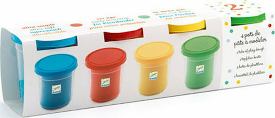 Djeco 4 Aluaturi de Modelare din Plasticină pentru 2+ Ani