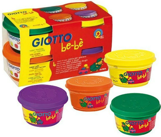 Giotto 4 Modellierknete Bebe für 2+ Jahre