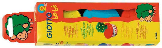 Giotto 3 Giotto Modelling Doughs for 2+ Years Various Colors 3 Can Pack 1 Piece