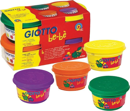 Giotto 4 Modellierknete Bebe für 2+ Jahre