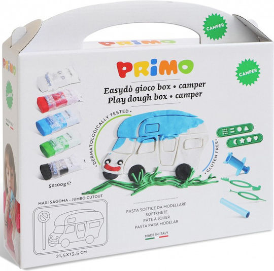 Primo Knete Spiel-Set Tasche Wohnwagen für 3+ Alter