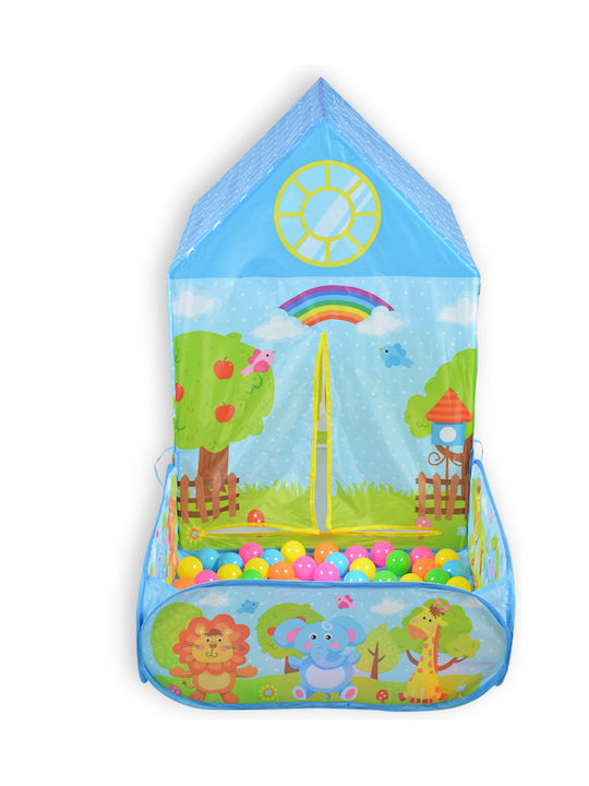 Moni Kids House Play Tent Zoo for 3+ years Multicolour
