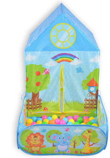 Moni Kids House Play Tent Zoo for 3+ years Multicolour