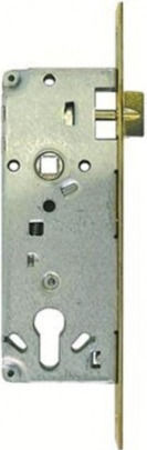 Cisa 5C611-45 Recessed Lock Front door with Cylinder and Center 45mm Gold Left