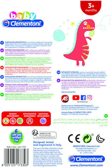 Baby Clementoni Zornăitoare Hungry Dino pentru 6++ Luni