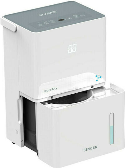 Singer Pure Dry Ion Αφυγραντήρας με Συμπιεστή 16lt