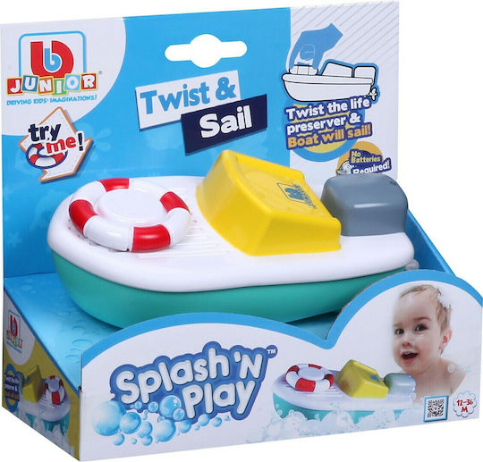 Bburago Junior Splash 'N Play Twist & Sail Bărcuță de baie pentru 12++ luni