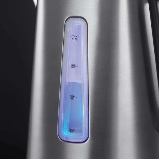 Russell Hobbs Luna Βραστήρας 1.7lt 2400W Γκρι