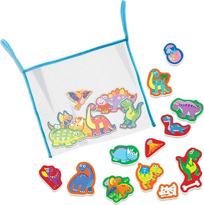 4M Bathtub Stickers Dinosaurs Badewannenspielzeug für 24++ Monate