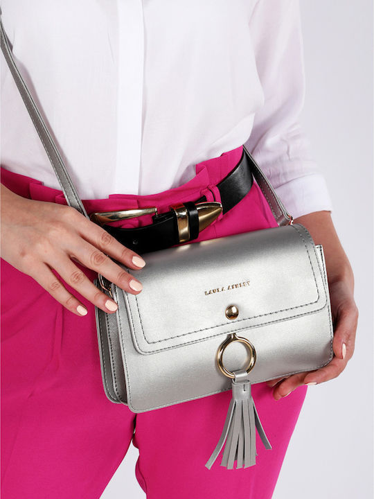 Monza V2 Geantă de damă Crossbody Argintie