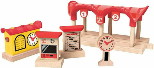 Hape Миниатюрна играчка Record Listen & Light Railway Station за 3+ Години