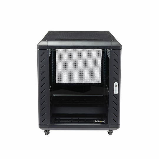 StarTech Επιδαπέδια Καμπίνα Rack 12U 55x54.5x126.5cm Μαύρο RK1236BKF