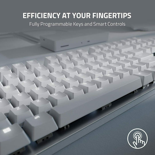 Razer Pro Type Ultra Безжично Само клавиатура Английски US Бял