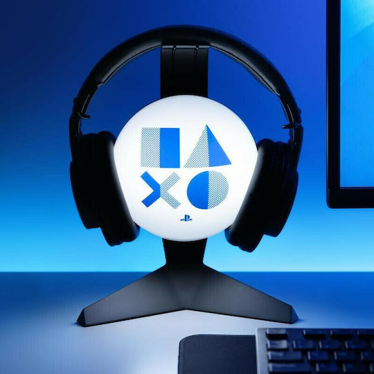 Paladone Playstation Head Light Desktop Headphone Stand Black