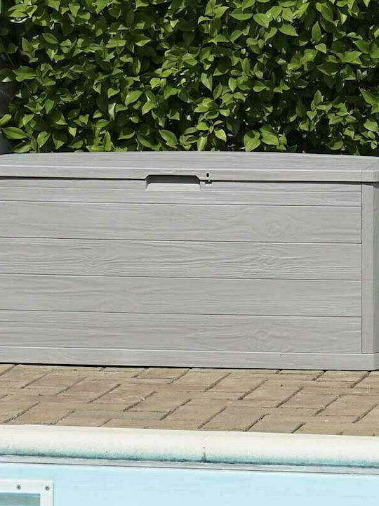 Toomax Outdoor Storage Box Italy 280lt Gray L117xW45xH56cm
