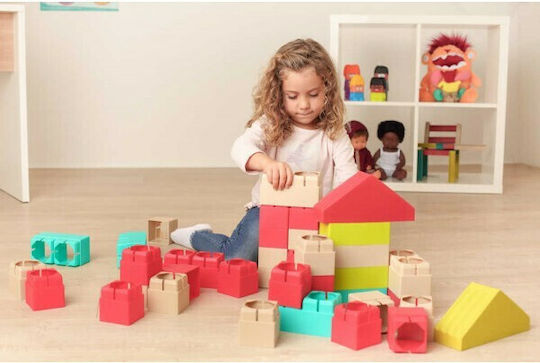 Miniland Cuburi De Construit ECO Super Kim Bloc Pentru 1.5+ Ani 40 Bucăți