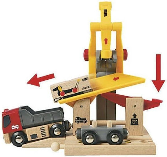 Brio Toys Cargo Railway Σετ με Τρενάκι από Ξύλο για 3+ Ετών
