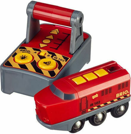 Brio Toys Remote Control Engine Train made of Wood for 3+ years+ Years