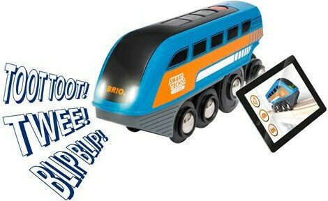 Brio Toys Smart Tech Sound Action Set cu Trenuleț cu Sunet și Lumină pentru 3+ ani+ Ani