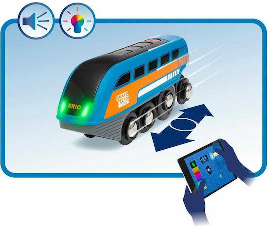 Brio Toys Smart Tech Sound Action Set cu Trenuleț cu Sunet și Lumină pentru 3+ ani+ Ani
