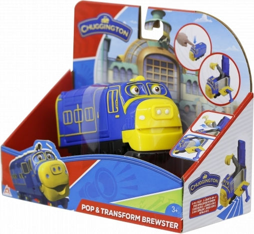 Just Toys Chuggington Pop & Transform Brewster Zug für 3+ Jahre alt+ Jahre