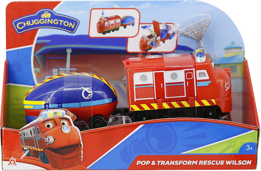 Just Toys Chuggington Pop & Transform Rescue Wilson Влакче за 3+ години+ Години
